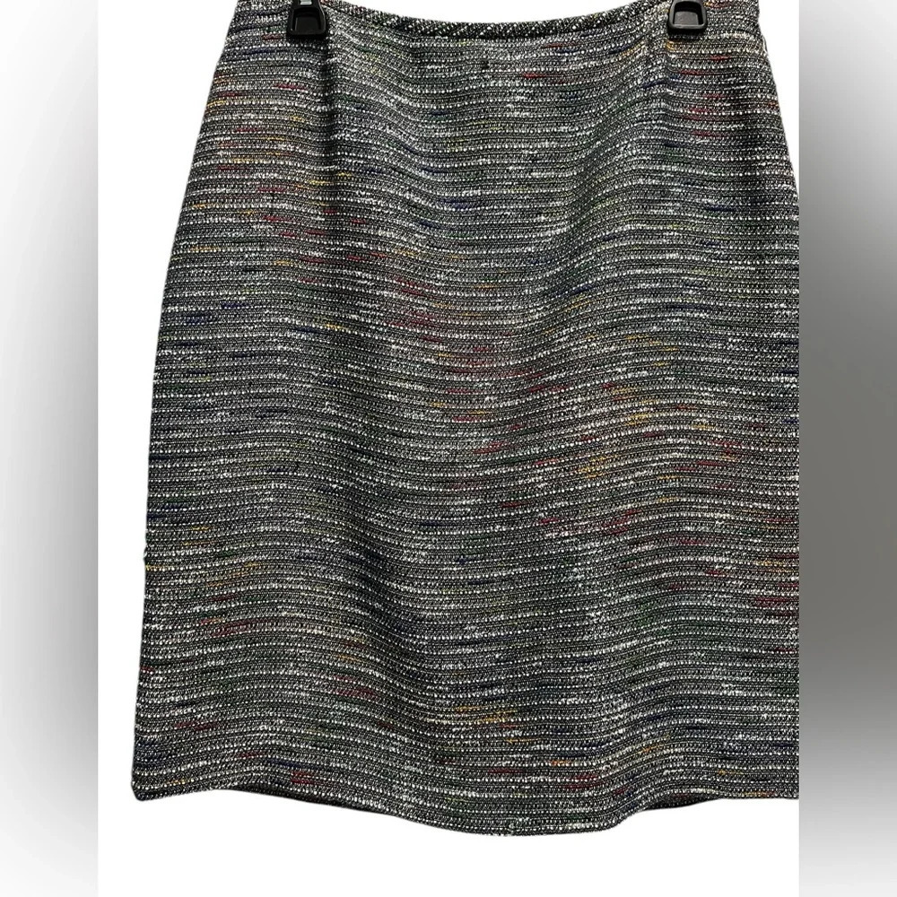 Tahari ASL Women’s Size 10 Multi Color Tweed Pencil Skirt